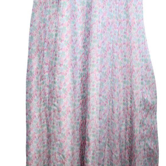 Lovers and Friends women's dress size S floral print cross back slit Deacon gown - Picture 6 of 12